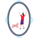 پیش‌نمایش فایل girl-happy-with-dog-11132162 از پک خانواده