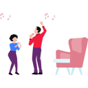 پیش‌نمایش فایل man-and-girl-doing-karaoke-11132005 از پک خانواده