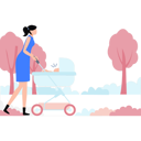 پیش‌نمایش فایل mother-carrying-baby-in-cradle-11132129 از پک خانواده