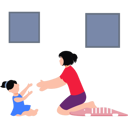پیش‌نمایش فایل mother-playing-with-cute-baby-11132142 از پک خانواده
