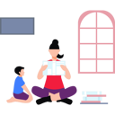 پیش‌نمایش فایل mother-reading-book-for-child-11132169 از پک خانواده