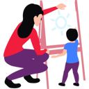پیش‌نمایش فایل mother-teaching-boy-how-to-draw-11132016 از پک خانواده