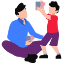 پیش‌نمایش فایل the-boy-is-playing-cards-with-a-kid-11132007 از پک خانواده