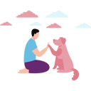 پیش‌نمایش فایل the-boy-is-playing-with-the-dog-11132140 از پک خانواده