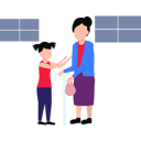 پیش‌نمایش فایل the-child-is-helping-the-old-woman-11132034 از پک خانواده