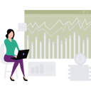 پیش‌نمایش فایل businesswoman-presents-financial-graphs-11131800 از پک کسب‌وکار دیجیتال