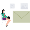 پیش‌نمایش فایل employee-sends-mail-to-customers-11131864 از پک کسب‌وکار دیجیتال