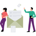 پیش‌نمایش فایل employee-sends-promotional-emails-to-clients-11131861 از پک کسب‌وکار دیجیتال