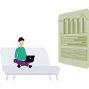 پیش‌نمایش فایل employee-works-on-business-data-11131792 از پک کسب‌وکار دیجیتال