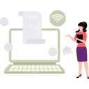 پیش‌نمایش فایل employee-works-on-online-document-using-wifi-network-11131870 از پک کسب‌وکار دیجیتال
