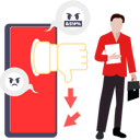 پیش‌نمایش فایل businessman-faces-cyber-bully-10962088 از پک بدون ارتباط