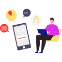 پیش‌نمایش فایل businessman-works-on-online-messages-10962102 از پک بدون ارتباط