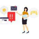 پیش‌نمایش فایل female-is-receiving-message-notification-10962126 از پک بدون ارتباط