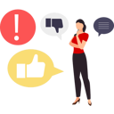 پیش‌نمایش فایل female-receives-negative-and-positive-comments-10962203 از پک بدون ارتباط