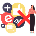 پیش‌نمایش فایل woman-do-not-use-wifi-network-10962175 از پک بدون ارتباط