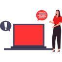 پیش‌نمایش فایل woman-is-unable-to-send-messages-from-laptop-10962082 از پک بدون ارتباط