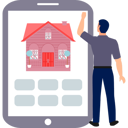 پیش‌نمایش فایل boy-finds-online-house-10983322 از پک اجاره خانه آنلاین