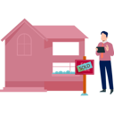 پیش‌نمایش فایل boy-is-looking-at-a-sold-house-banner-10983355 از پک اجاره خانه آنلاین