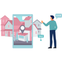 پیش‌نمایش فایل boy-is-pointing-at-a-house-for-sale-10983276 از پک اجاره خانه آنلاین