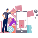 پیش‌نمایش فایل boy-is-pointing-at-the-online-payment-10983321 از پک اجاره خانه آنلاین