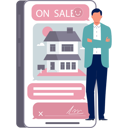 پیش‌نمایش فایل boy-is-showing-house-for-sale-10983338 از پک اجاره خانه آنلاین