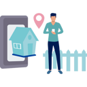 پیش‌نمایش فایل boy-is-using-mobile-to-rent-house-online-10983350 از پک اجاره خانه آنلاین