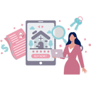 پیش‌نمایش فایل girl-buys-new-house-10983305 از پک اجاره خانه آنلاین