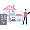 پیش‌نمایش فایل girl-buys-smart-house-10983274 از پک اجاره خانه آنلاین