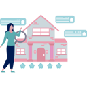 پیش‌نمایش فایل girl-is-looking-for-a-renting-house-10983284 از پک اجاره خانه آنلاین