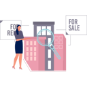 پیش‌نمایش فایل girl-is-showing-the-house-for-sale-10983291 از پک اجاره خانه آنلاین