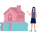 پیش‌نمایش فایل girl-pays-rent-for-house-10983323 از پک اجاره خانه آنلاین