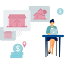 پیش‌نمایش فایل girl-pays-rent-of-new-house-10983307 از پک اجاره خانه آنلاین