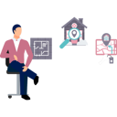 پیش‌نمایش فایل man-search-for-new-office-10983332 از پک اجاره خانه آنلاین