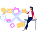 پیش‌نمایش فایل girl-is-pointing-to-devops-graphs-ideas-11131753 از پک دووپس (توسعه و عملیات)