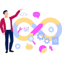 پیش‌نمایش فایل guy-is-talking-about-devops-through-the-infinity-symbol-11131750 از پک دووپس (توسعه و عملیات)
