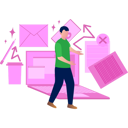 پیش‌نمایش فایل boy-using-laptop-to-work-on-mail-on-web-page-11221635 از پک خستگی تصمیم‌گیری