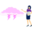 پیش‌نمایش فایل girl-is-pointing-to-power-of-the-cloud-11221627 از پک خستگی تصمیم‌گیری