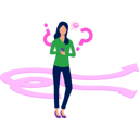 پیش‌نمایش فایل girl-is-using-mobile-phone-11221615 از پک خستگی تصمیم‌گیری