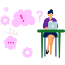 پیش‌نمایش فایل girl-is-working-on-laptop-11221659 از پک خستگی تصمیم‌گیری