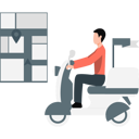 پیش‌نمایش فایل delivery-boy-delivering-food-through-map-location-11259995 از پک طراحی آزاد هندی