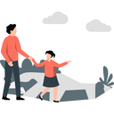 پیش‌نمایش فایل father-and-daughter-going-outside-11259998 از پک طراحی آزاد هندی