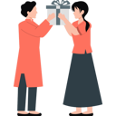 پیش‌نمایش فایل indian-boy-and-girl-holding-gift-box-together-11260125 از پک طراحی آزاد هندی
