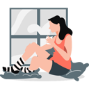 پیش‌نمایش فایل woman-drinking-tea-11259980 از پک طراحی آزاد هندی
