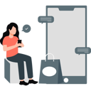 پیش‌نمایش فایل woman-using-mobile-for-online-shopping-11260004 از پک طراحی آزاد هندی