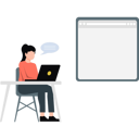 پیش‌نمایش فایل woman-working-online-on-laptop-11260097 از پک طراحی آزاد هندی