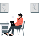 پیش‌نمایش فایل woman-working-remotely-11260098 از پک طراحی آزاد هندی