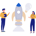پیش‌نمایش فایل boy-and-girl-talking-about-startup-idea-11171768 از پک استارتاپ
