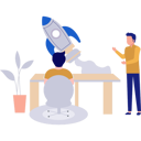 پیش‌نمایش فایل boy-explaining-about-startup-rocket-to-boy-11171770 از پک استارتاپ