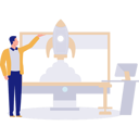 پیش‌نمایش فایل businessman-pointing-rocket-on-monitor-11171765 از پک استارتاپ