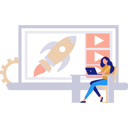 پیش‌نمایش فایل girl-working-on-laptop-for-startup-video-11171761 از پک استارتاپ